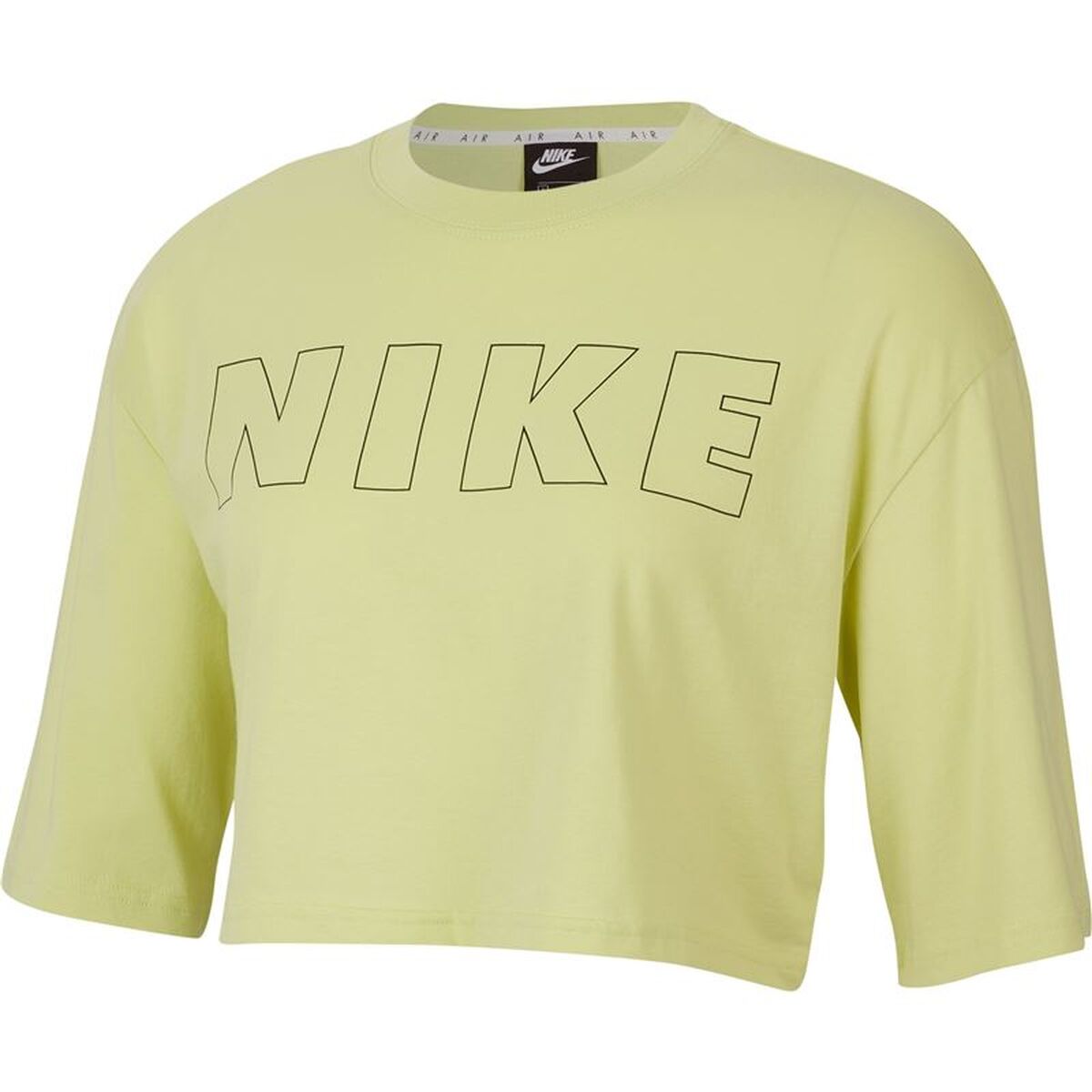 Women’s Short Sleeve T-Shirt Nike Air Light Green-0