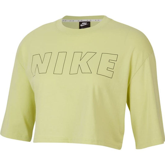 Women’s Short Sleeve T-Shirt Nike Air Light Green-0