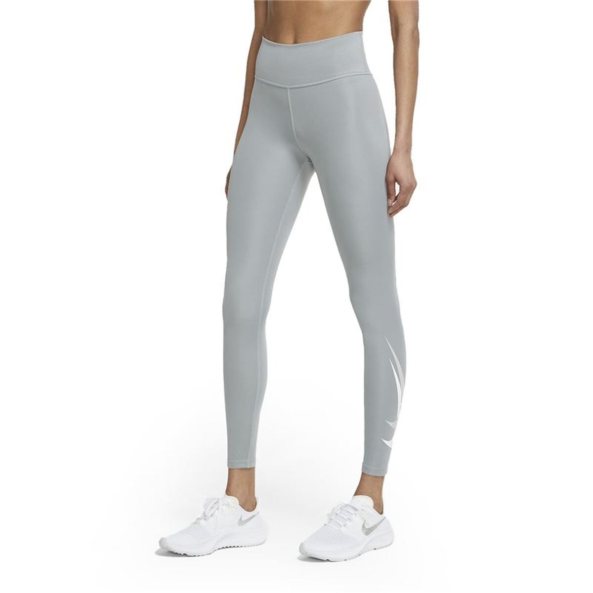Sport leggings for Women Nike Dri-FIT Swoosh Grey-0
