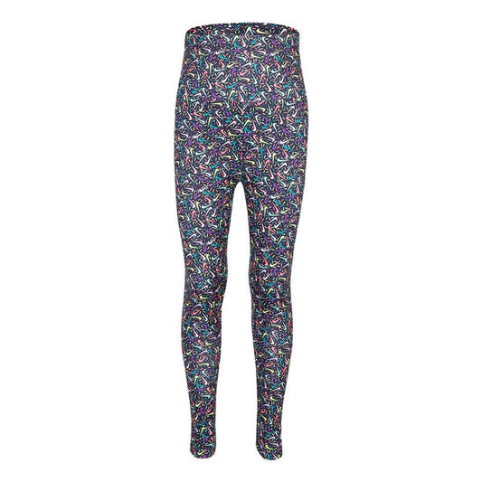 Sports Leggings for Children Nike Sprinkle Aop Purple-0