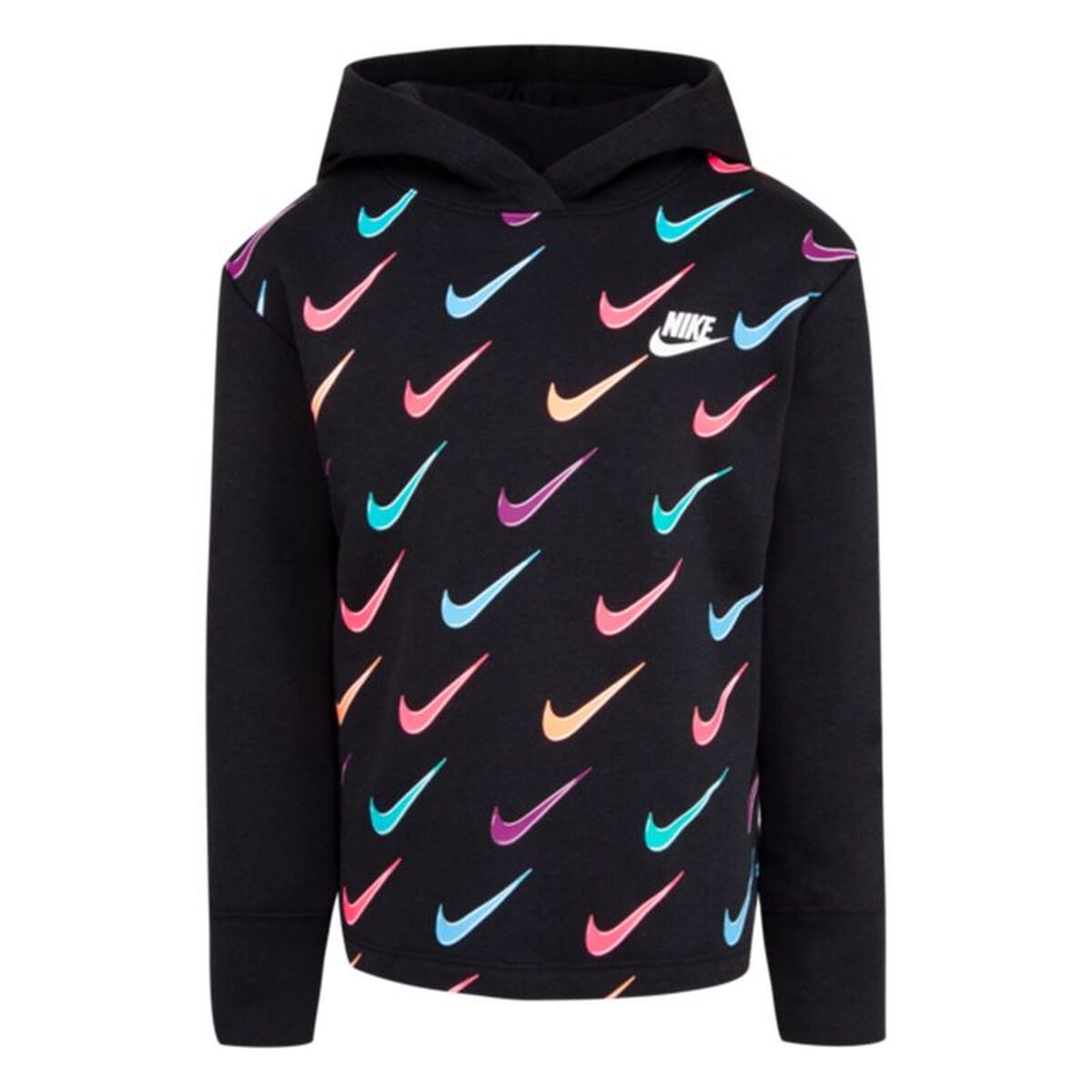 Hooded Sweatshirt for Girls Nike NSW Kids Black-0