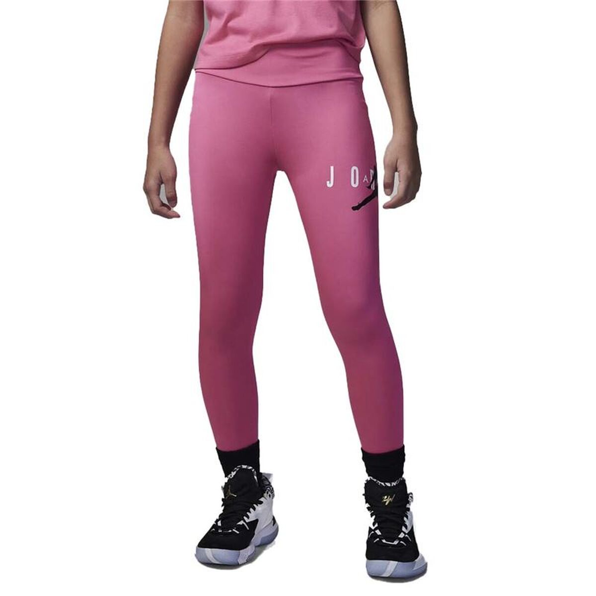 Sports Leggings for Children Nike Jordan Jumpman Pink-0