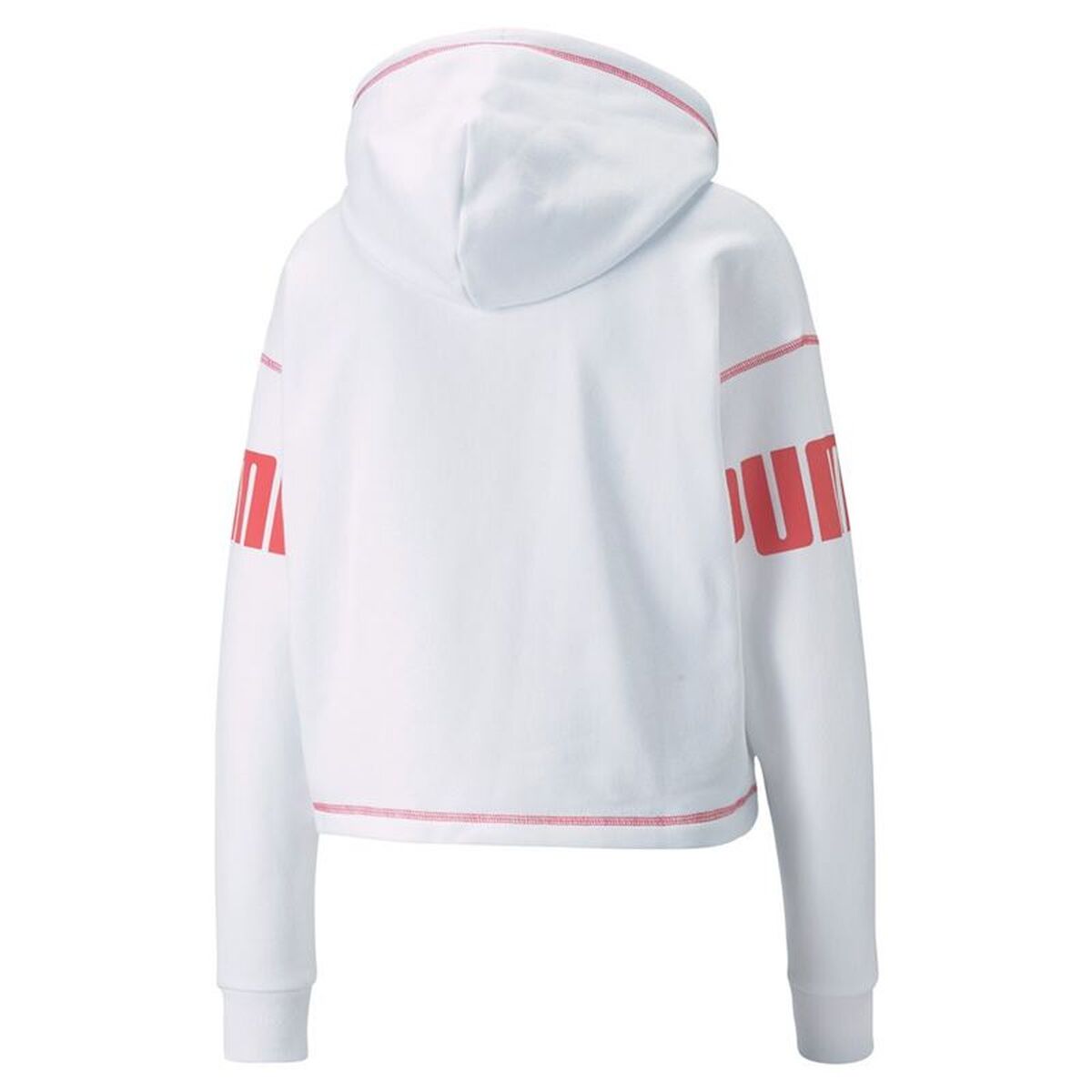 Women’s Hoodie Puma Puma Power Hoodie Fl W White-2