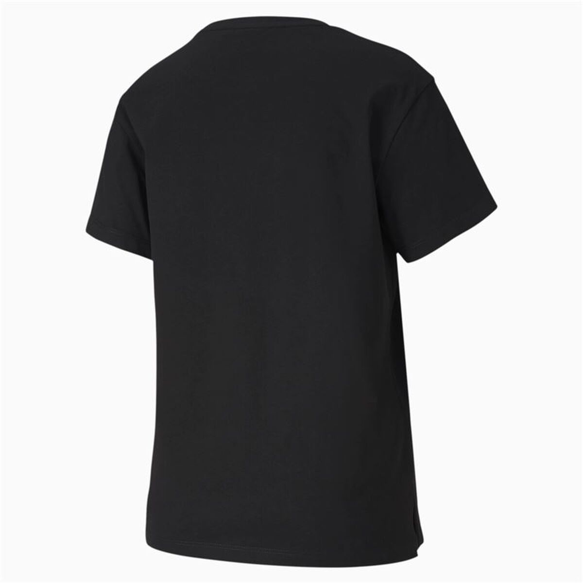 Women’s Short Sleeve T-Shirt Puma Puma Classics Logo Tee Black-5