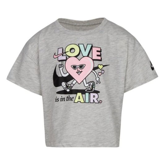 Child's Short Sleeve T-Shirt Nike 36J086-C87 Light grey-0