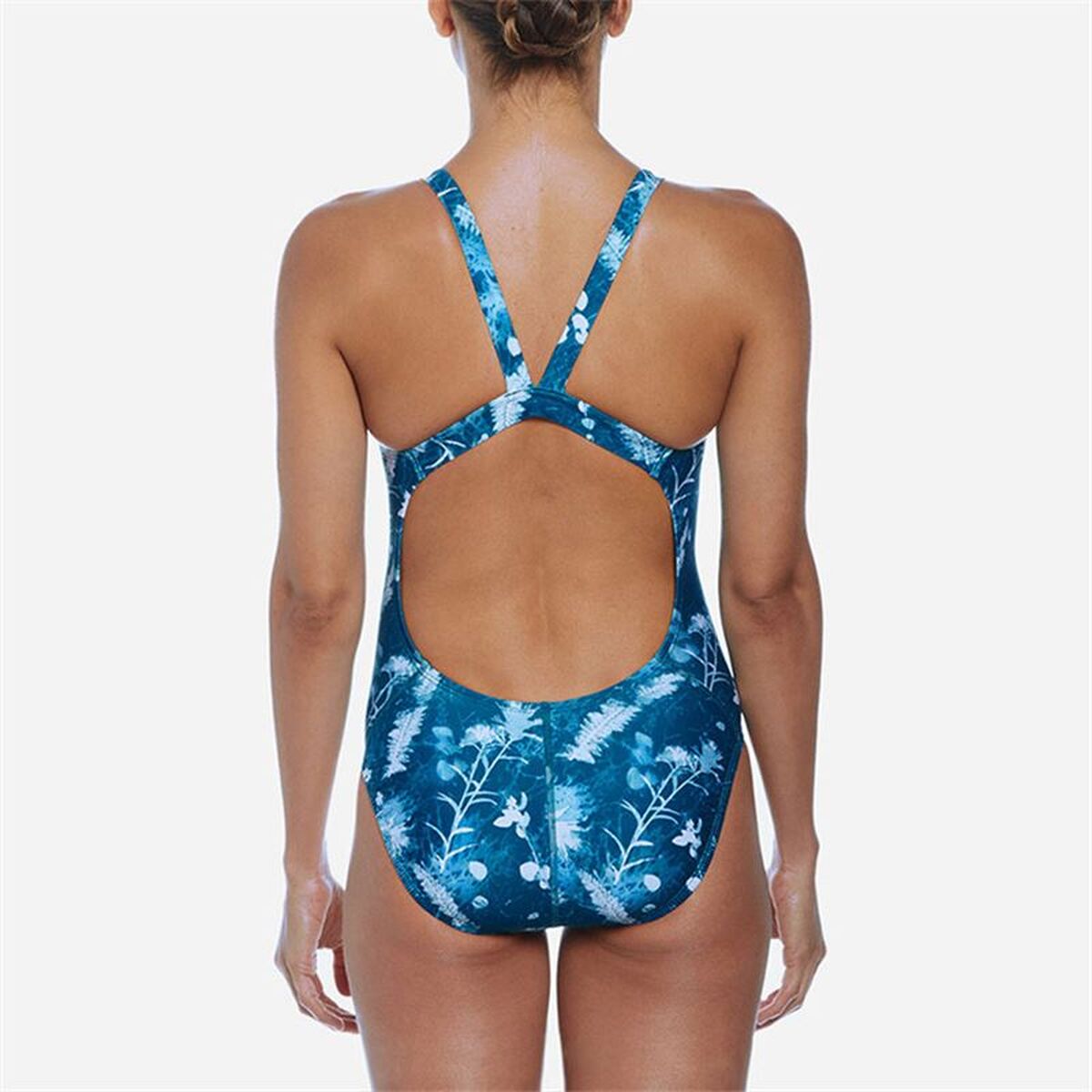 Women’s Bathing Costume Nike Blue-1