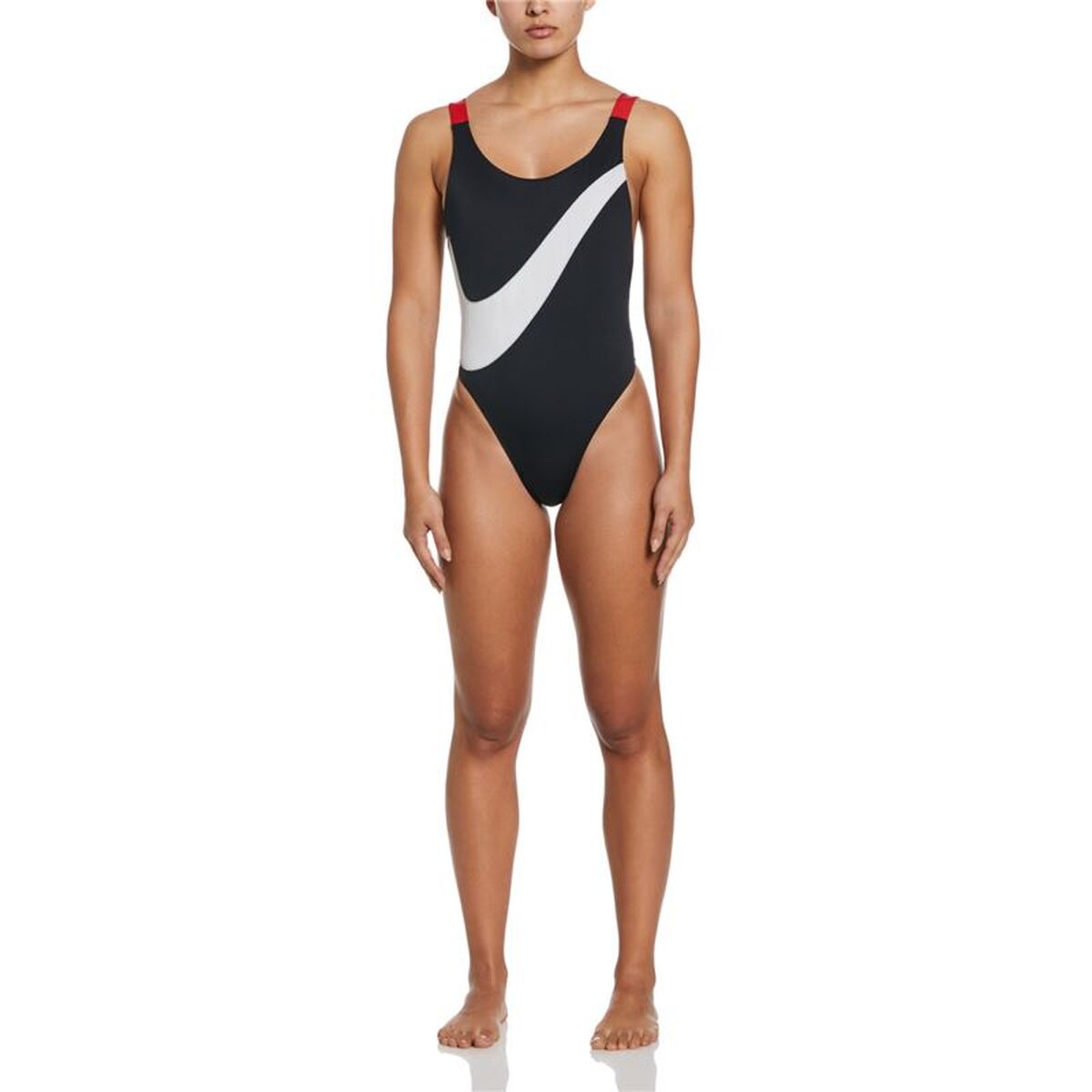 Women’s Bathing Costume Nike NESSD280-001 Black-1