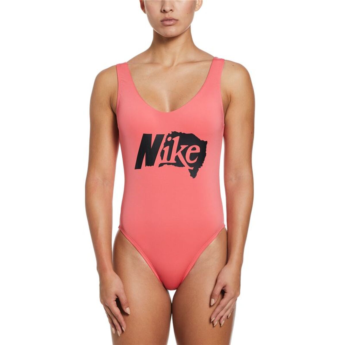 Women’s Bathing Costume Nike Coral-0