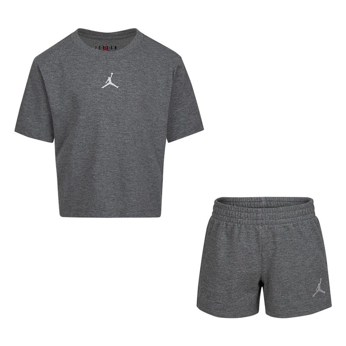 Children's Sports Outfit Nike Essentials Grey-0