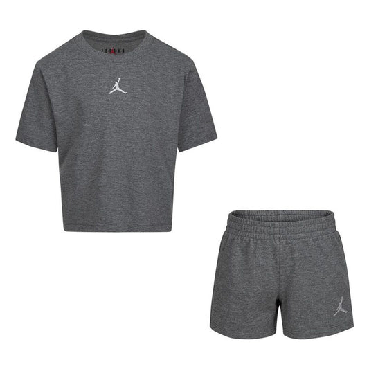 Children's Sports Outfit Nike Essentials Grey-0