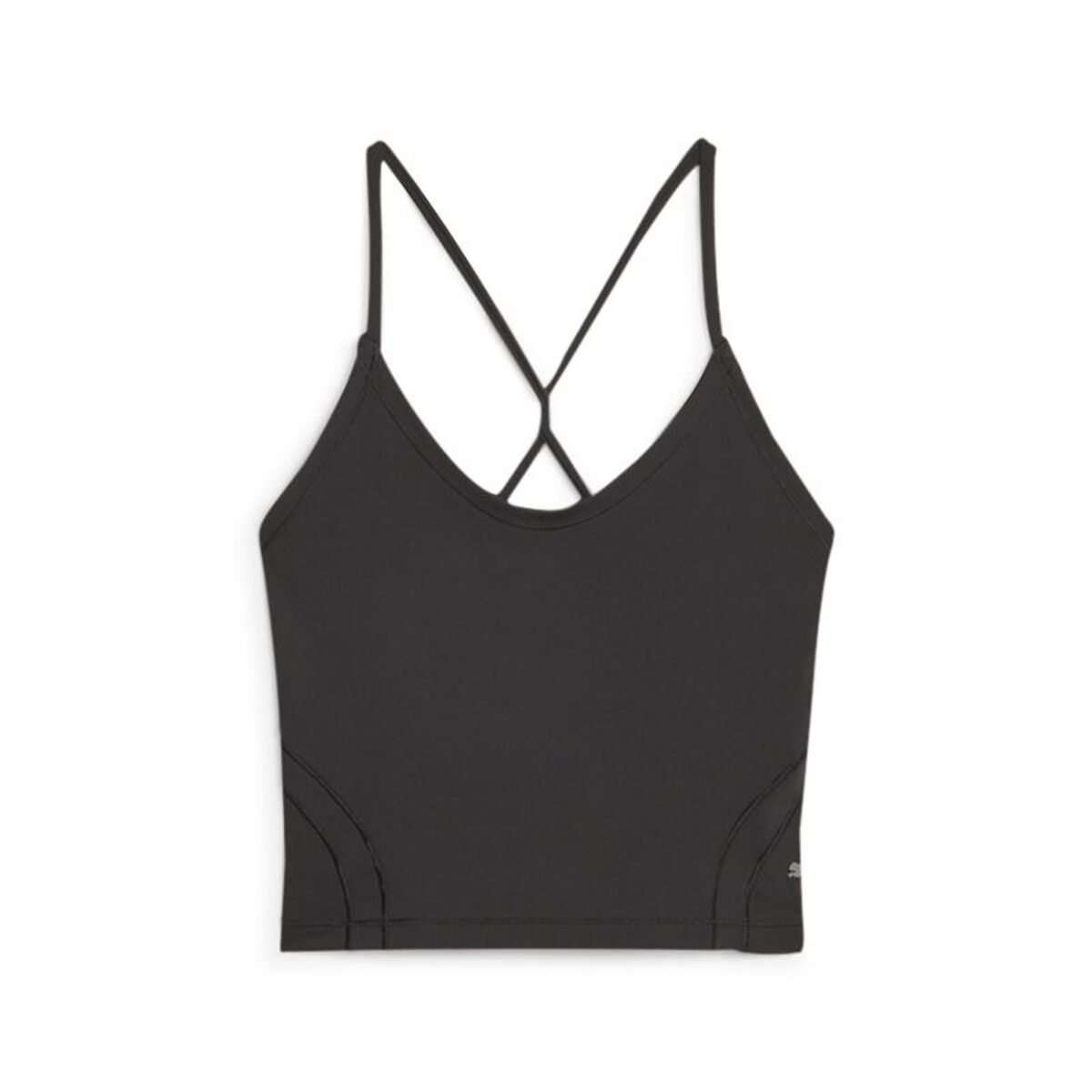 Women's Sleeveless T-shirt Puma Puma Studio Ultrabare Black-0