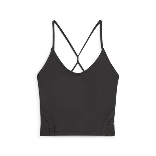 Women's Sleeveless T-shirt Puma Puma Studio Ultrabare Black-0