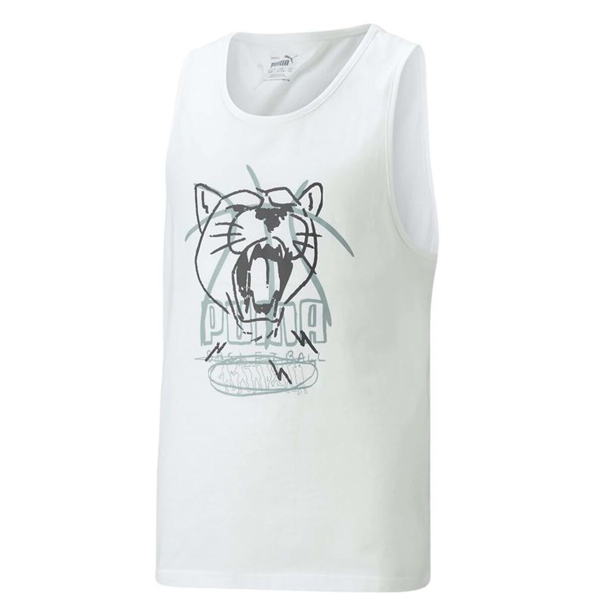 Basketball shirt Puma White-4