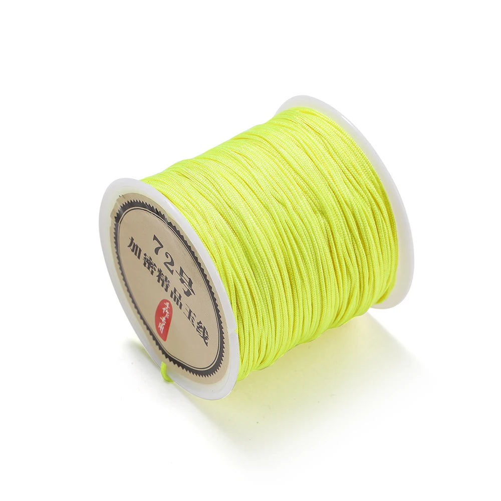 10/50M 0.8mm Nylon Thread Cord Chinese Knot Bracelet Braided String for DIY Tassel Beading Shamballa String Jewelry Making