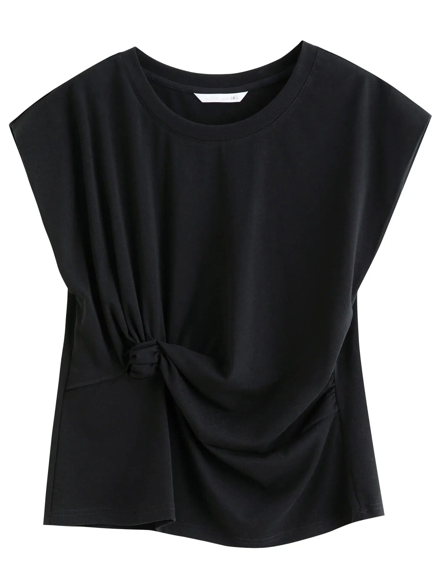 Cinched Waist Short Sleeve T-Shirt