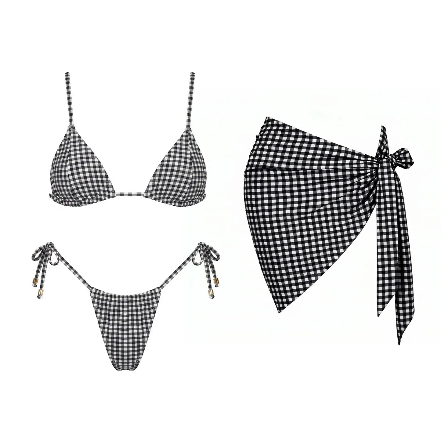 3Pcs Micro Bikinis 2026 Swimwear Women Swimsuit Sexy Brazilian Bikini Set Printed Beachwear Push Up Bathing Suit biquini Female