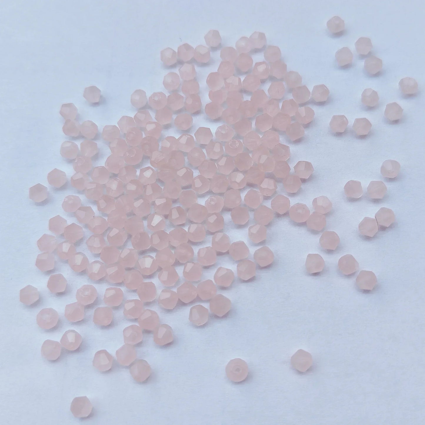 100pcs Multicolor Crystal Bicone Shaped Beads Loose Spacer Glass Beads for Jewelry Making Bracelet Necklace Earring Accessories