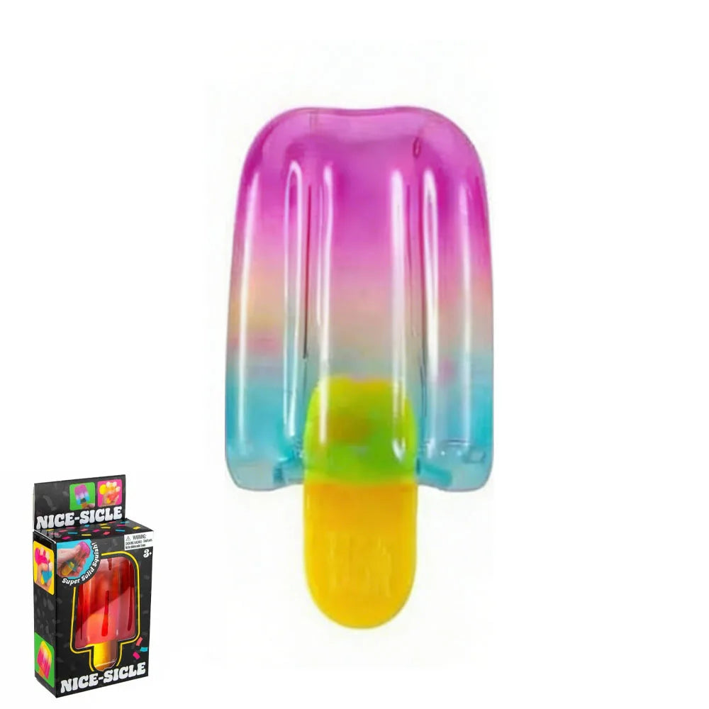 Nice Sicle Squishy Cube | Soft Sensory Stress Relief Fidget Toy