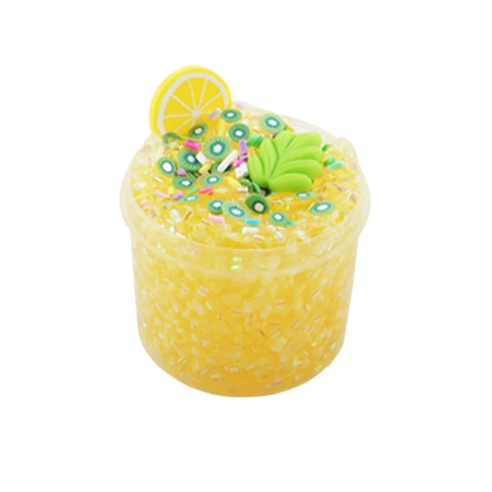 Clear 70ml Slime Kit Super Soft Non-Sticky Crystal Slime Stress Relief Party Favors Crunchy Slime for Girls Boys