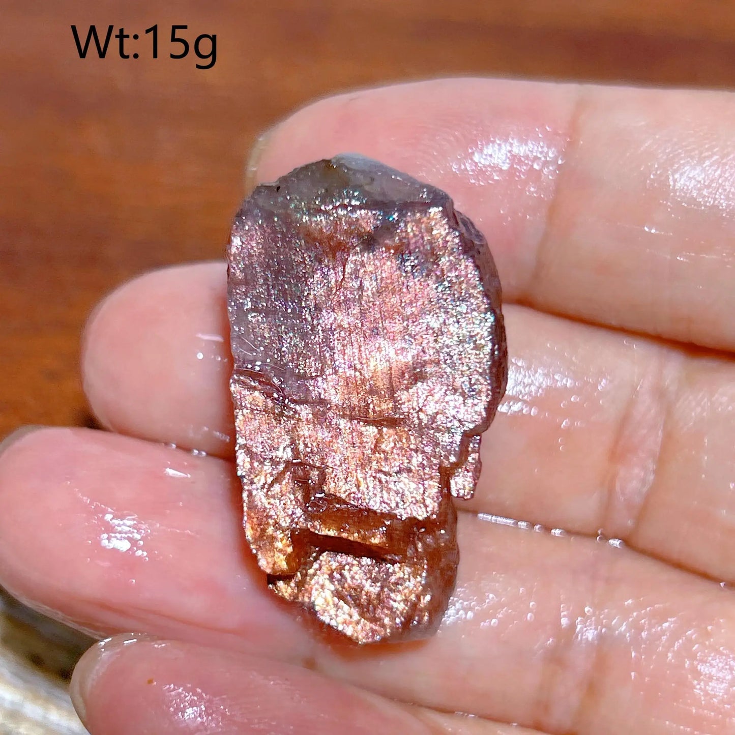 Natuurlike Kristalle Swart Galen Kristal Koper Sonsteen Rou Spesimen Reiki Reënboog Flitsende Huisversierings Minerale Energie Geskenk