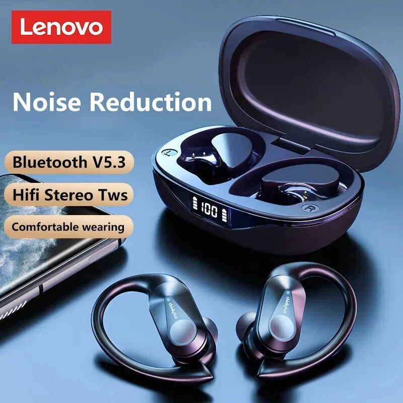 Lenovo Bluetooth V5.3 Wireless Headphones