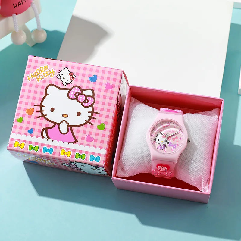 Hello Kitty and Friends 3D Silicone Jelly Watches with box Cinnamoroll Kuromi Melody