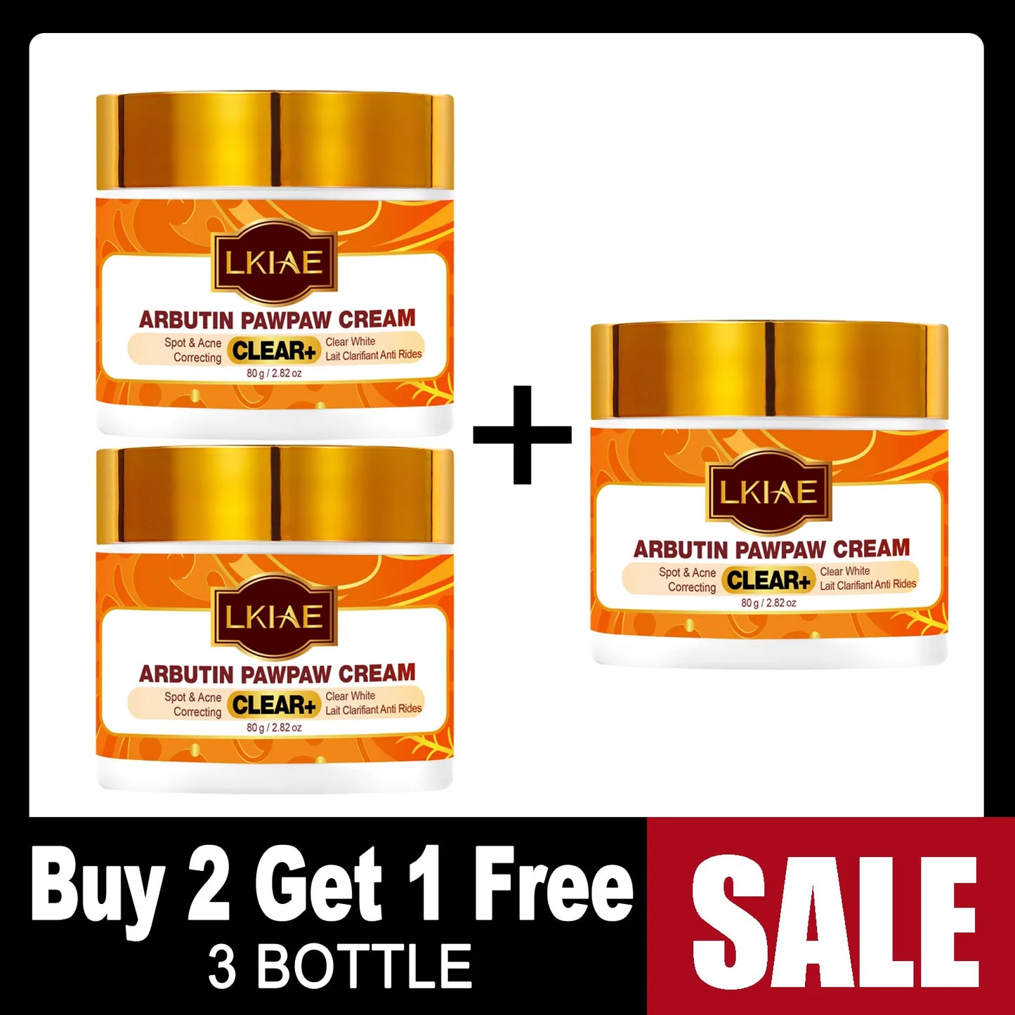 LKIAE Arbutin And Vitamin C Lightening Skin Care Kit, Brighten Dull Skin, Moisturizing, Dark Spot Corrector, For All Skin Tone