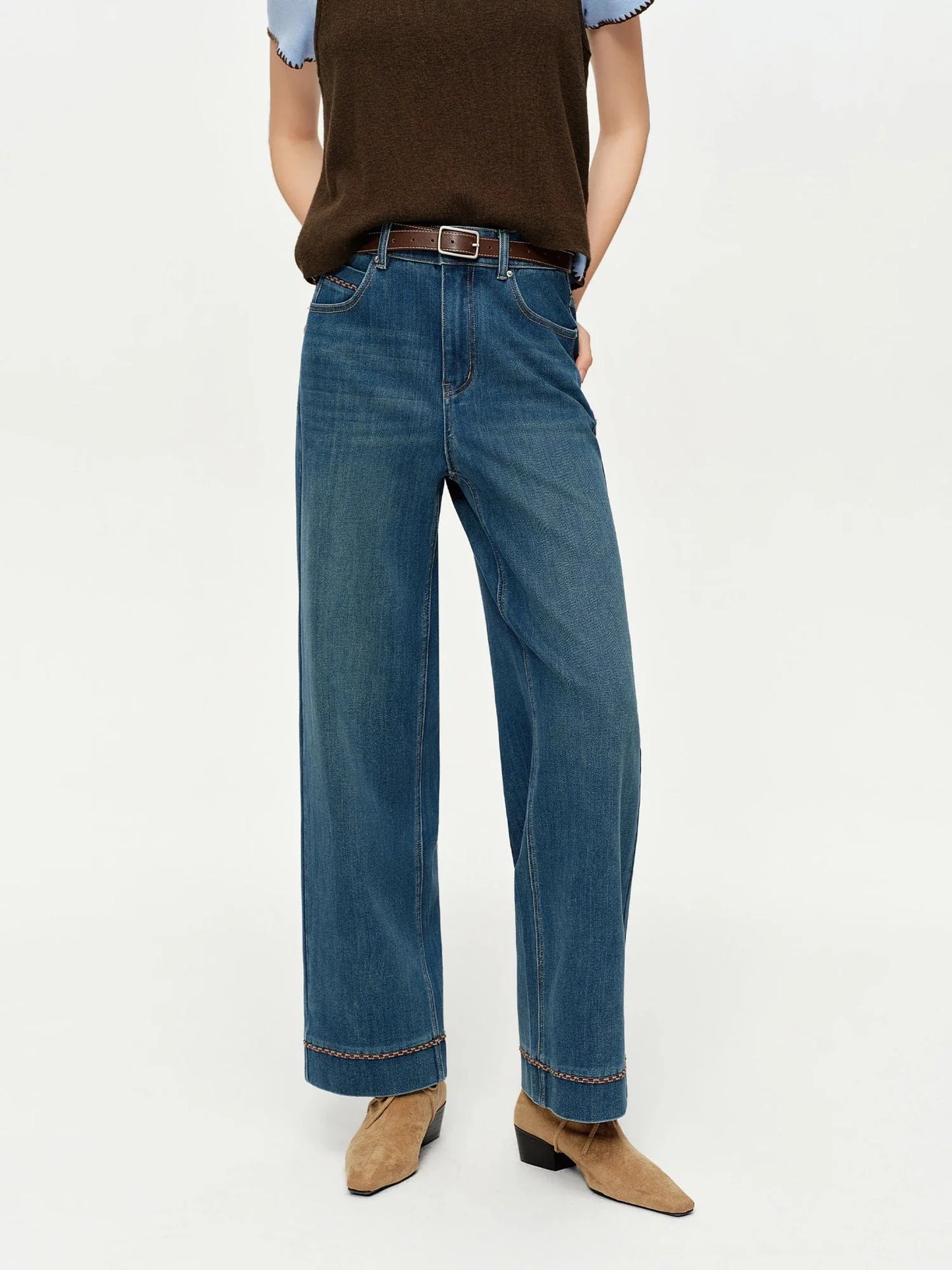 Women's Pants High Waist Slim Baguette Pants Trendy Office Wear