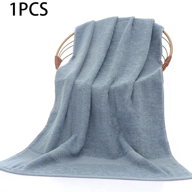 100% Cotton Adult Thickened Durable Towel  Soft Quick Dry  Absorbent Solid color Face Towel  bath household cotton face towel