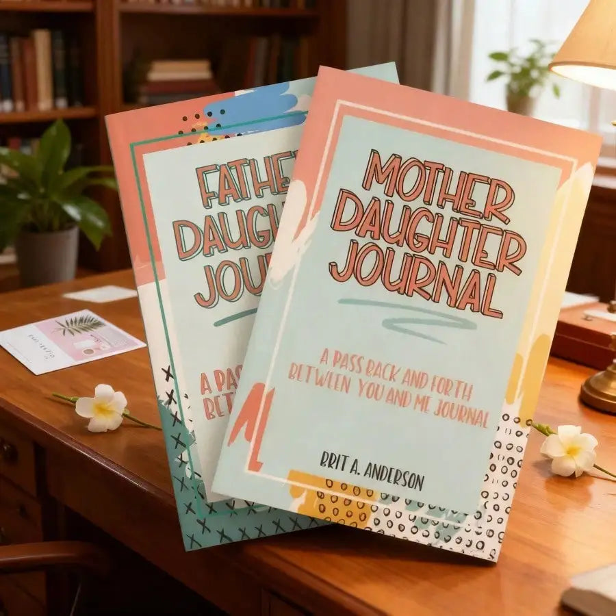 Mother Daughter Journal - Interactive Passback Notebook, 106 Pages High-Quality Paper, Mom-Daughter Conversation Starters