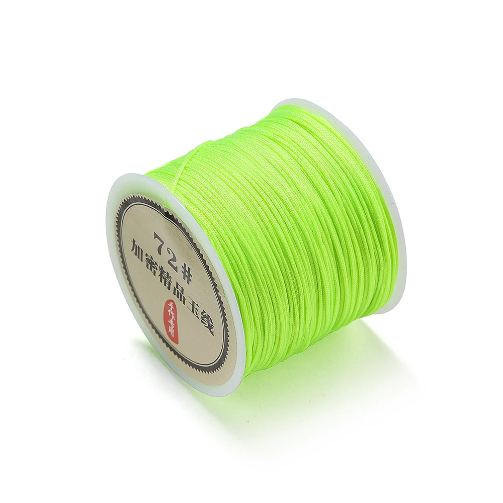10/50M 0.8mm Nylon Thread Cord Chinese Knot Bracelet Braided String for DIY Tassel Beading Shamballa String Jewelry Making