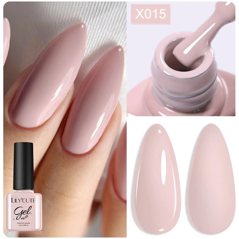 LILYCUTE 7ml Neon Reflective Nail Gel Polish Dark Flash Glitter Effect Fluorescent Gel Soak Off UV Gel Summer Nail Art Varnish
