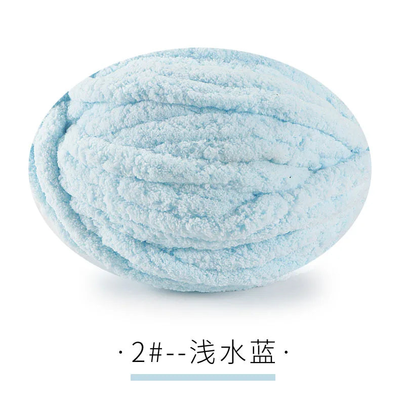 250g/Ball DIY Hand Knitting Chenille Yarn Thick Chunky Giant Yarn Cotton Thick Yarn for Scarf Cushion Handmade Crochet Hook Line
