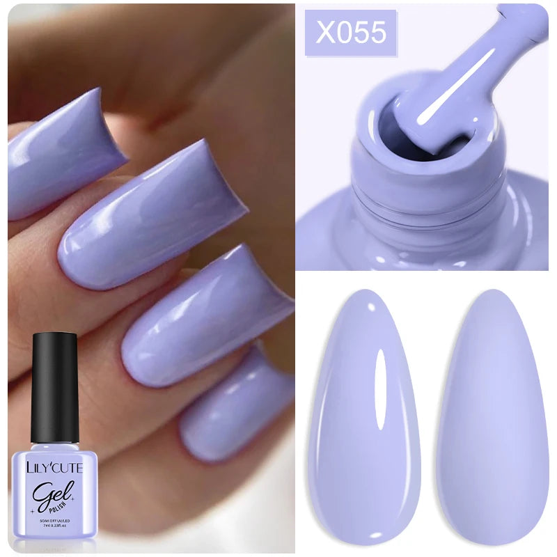 LILYCUTE 7ml Neon Reflective Nail Gel Polish Dark Flash Glitter Effect Fluorescent Gel Soak Off UV Gel Summer Nail Art Varnish