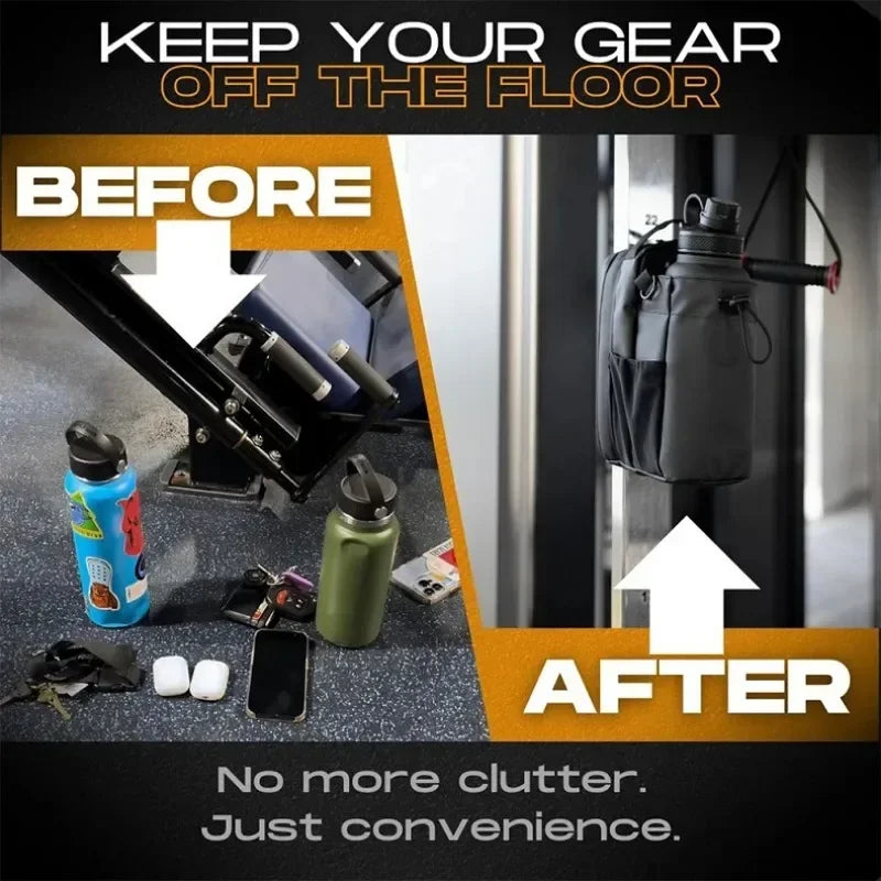 2025 New Magnetic Water Bottle Holder Wall-Mounted Gym Bag Fitness Cup Accessories for Men and Women Gym Magnet Bag