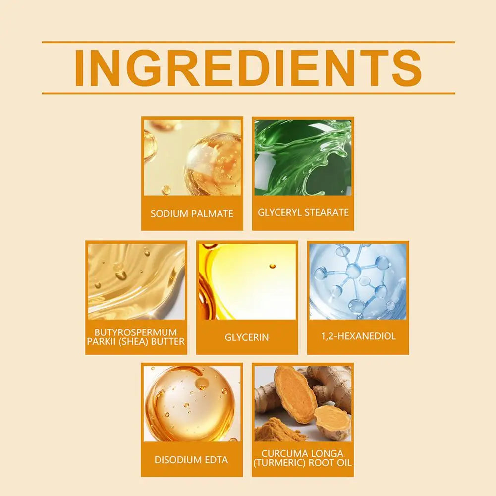 Turmeric Glow Soap Bar for Face ＆ Body with Shea Butter, Brighten Hydrating Body Wash & Face Wash for Dark Spots, Even Skin Tone