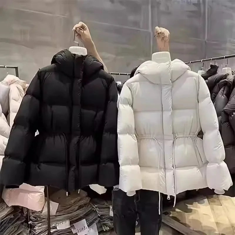 Fashion Parkas Women Casual Loose Hooded Puffer Coat