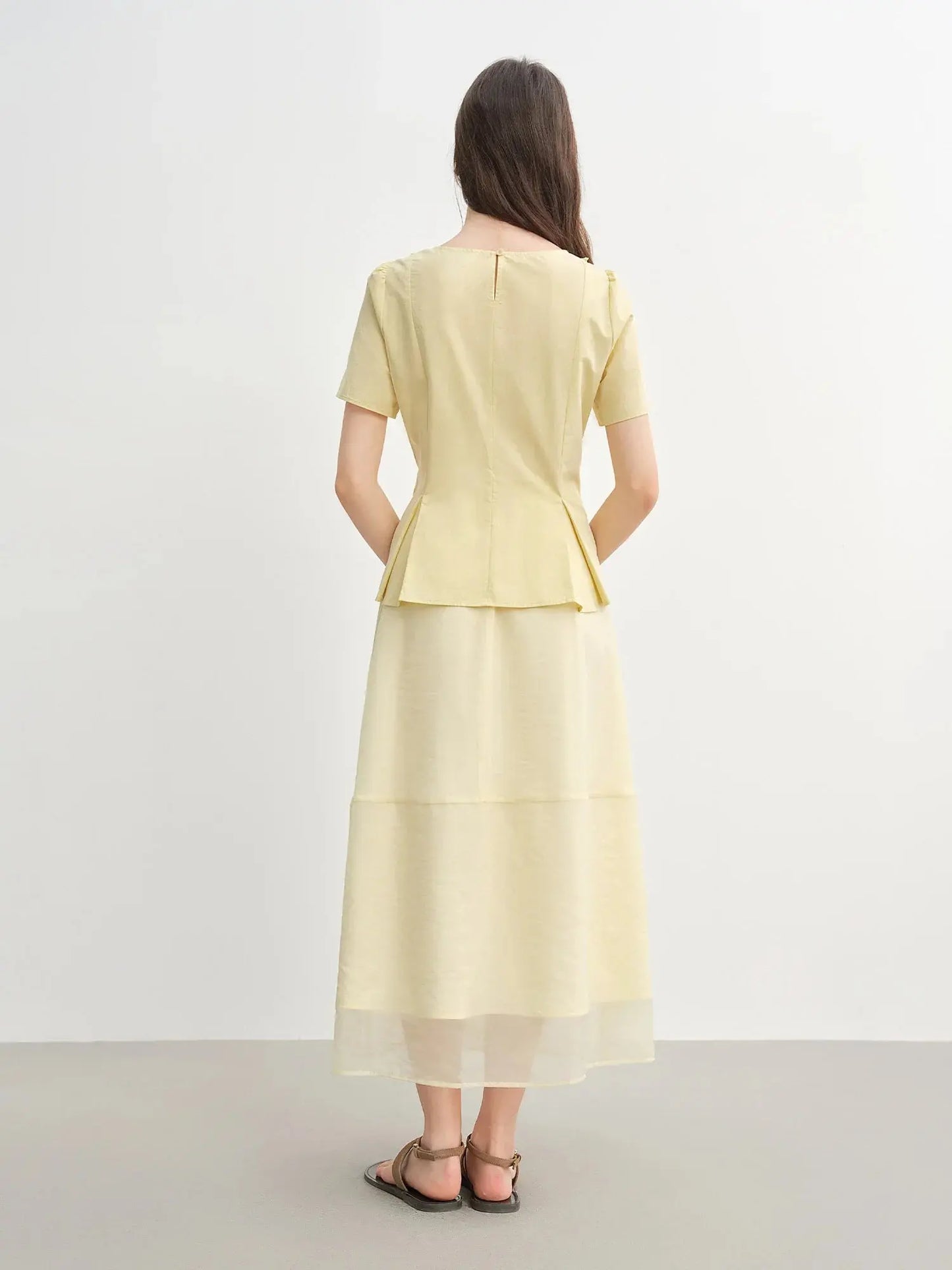 Sweet Youthful Plus Size Pleated Top