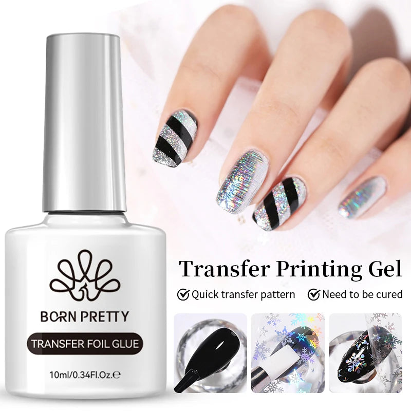 BORN PRETTY 10ml Rainbow Auroras Cat Magnetic Gel Nail Polish Holographics Nail Gel for Manicure Design Varnis Semi Permanent
