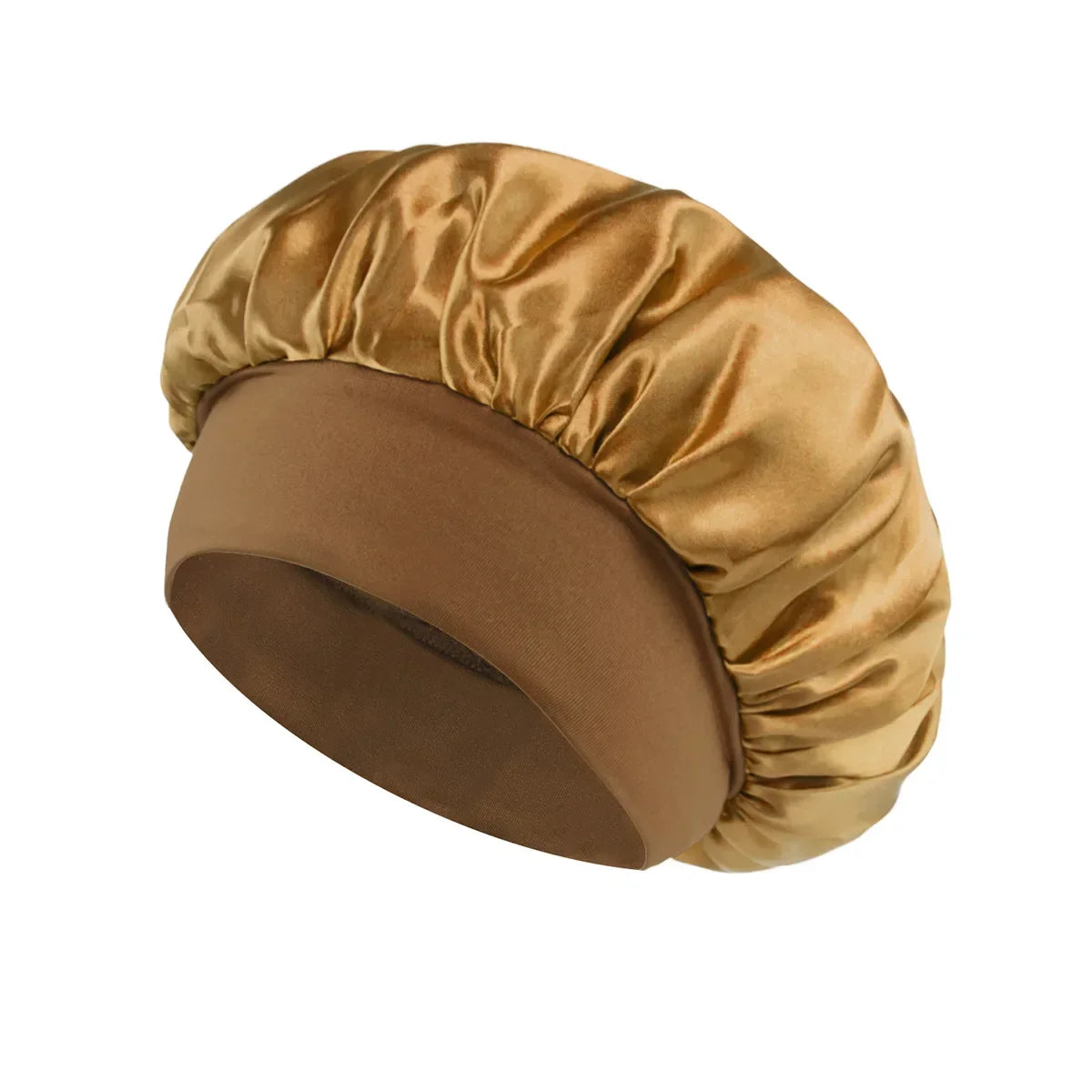 Solid Wide-Brimmed Satin Hair Bonnet for Sleeping *Multiple Colors*