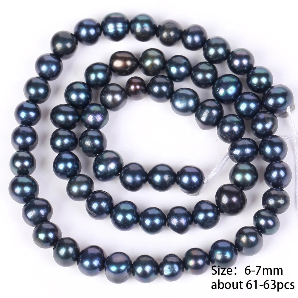 Natural Freshwater Baroque Irregular Shape Pearl Beads High Quality Punch Loose Beads For Jewelry Making DIY Necklace Bracelet
