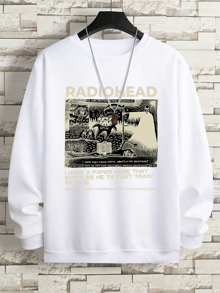 North America Tour Rock Boy Clothes Man Pullover Fleece Sweatshirt Fashion Casual Loose Hoody Autumn Oversized Women Hoodie