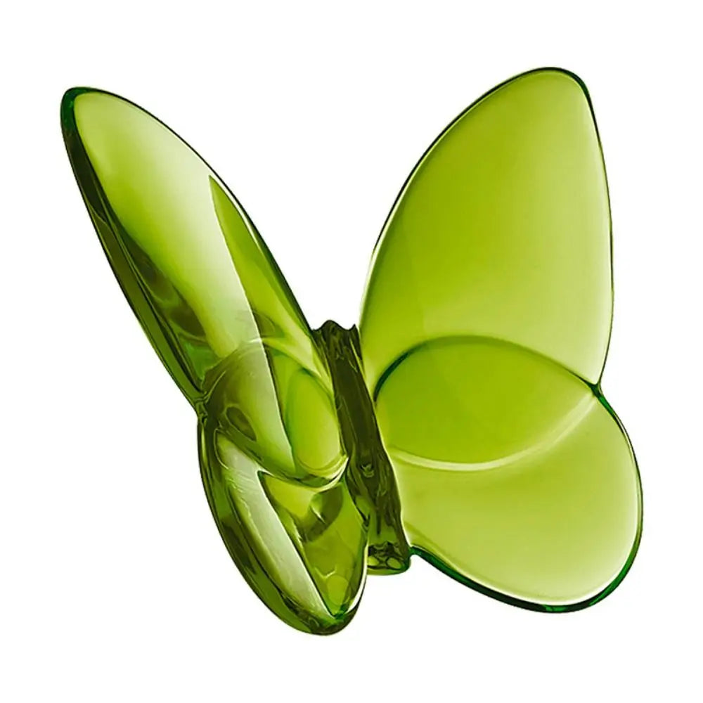 Multiple Color Crystal Butterfly Figurines Reflective Clear Crystal Glass Butterfly Ornament Vivid Super Winkling