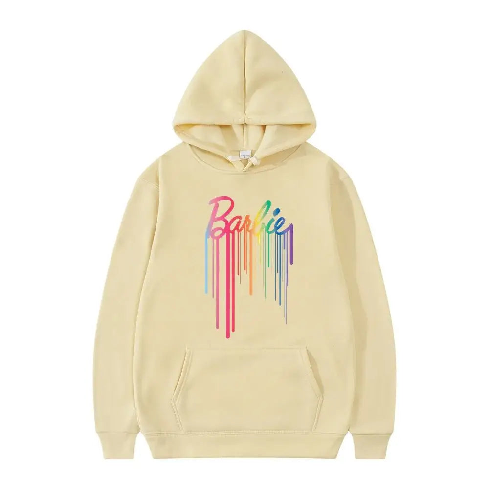 New 2024 Women's Dripping Paint Pullover Sweatshirt Spring Autumn M Size Comfortable Soft Fabric Casual Streetwear