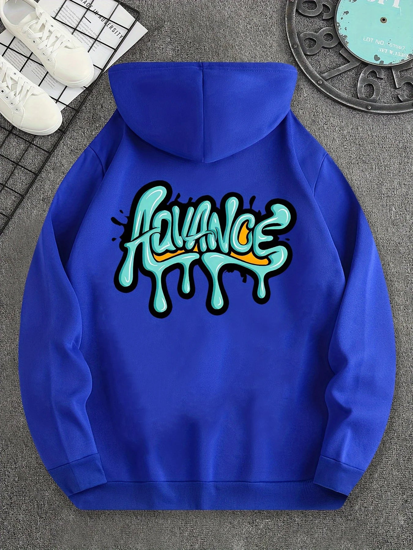 ADVANCE Graffiti Hoodie - Urban Street Style Sweatshirt