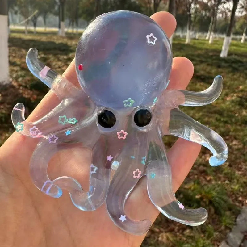 Squishy Ocean Octopus Fidget Toy | Slow Rebound Stress Relief Squeeze