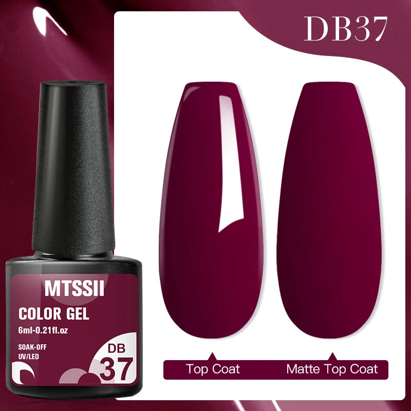 Mtssii 7ml Neon Snowflake Gel Nail Polish Fluorescent Gel UV LED Semi Permanent Glitter Snow Sequins Nails Art Design Varnishes