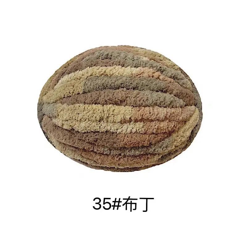 250g/Ball DIY Hand Knitting Chenille Yarn Thick Chunky Giant Yarn Cotton Thick Yarn for Scarf Cushion Handmade Crochet Hook Line