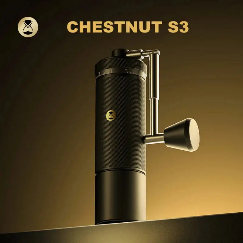 StepUP Coffee Manual Coffee Grinder Chestnut S3 – External Adjustment, S2C890 Burr-0