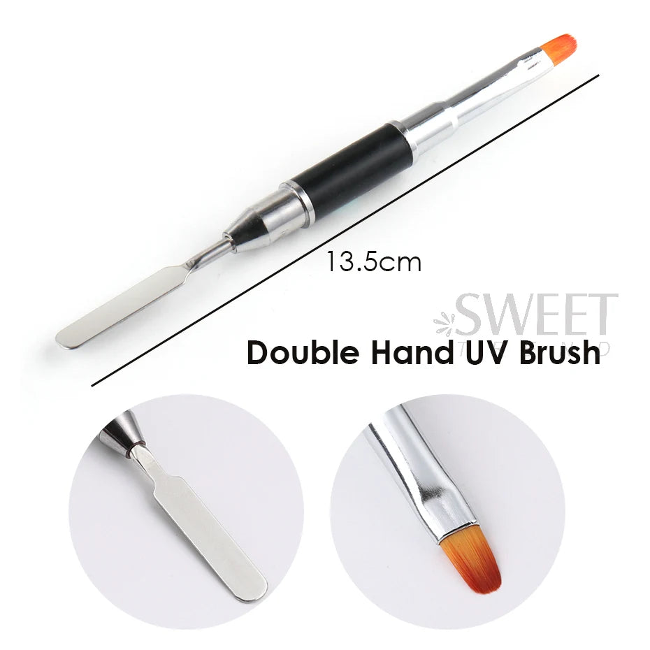 15ml Acrygel Nail Extension Gel Set Quick Building Jelly Prolong Finger Gel With Clip Form Brush File Manicure Constrction Tools